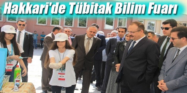 Hakkari'de Tübitak Bilim Fuarı