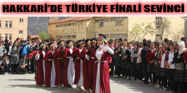 Hakkari’de Türkiye Finali Sevinci