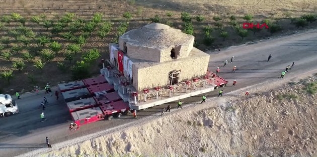 Hasankeyf'te Artuklu Hamamı taşınıyor