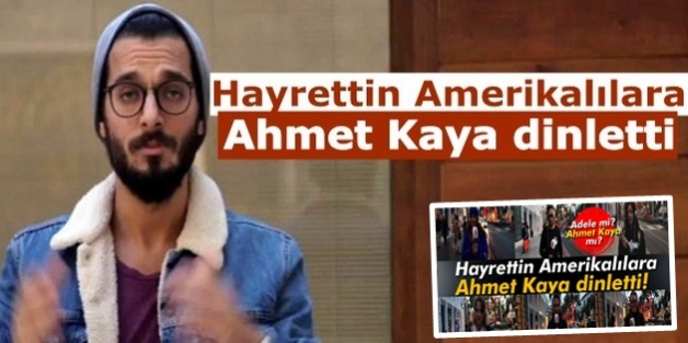 Hayrettin Amerikalılara Ahmet Kaya dinletti