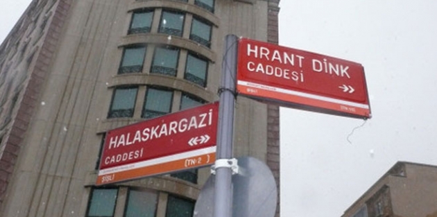 Hrant Dink Caddesi için toplanan imzalar belediyeye verildi