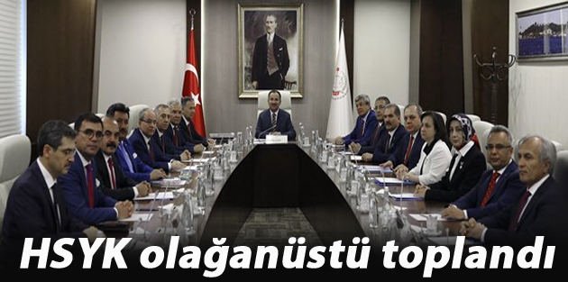 HSYK olağanüstü toplandı