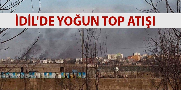 İdil'de yoğun top atışı