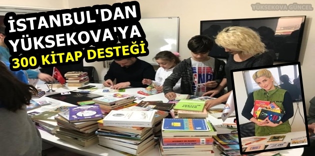 İstanbul'dan Yüksekova'ya 300 Kitap Desteği