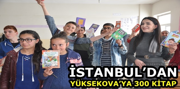 İstanbul’dan Yüksekova’ya 300 kitap