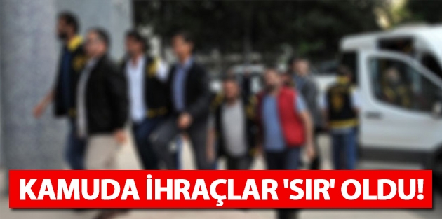 Kamuda ihraçlar 'sır' oldu!