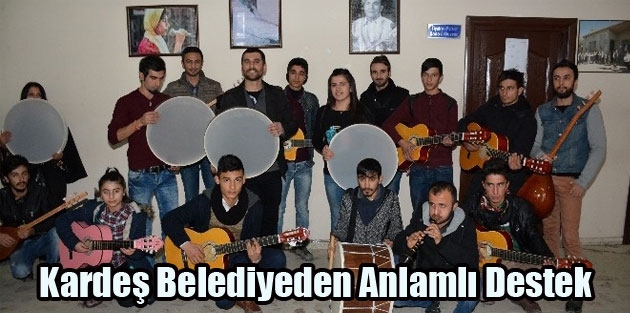 Kardeş Belediyeden Anlamlı Destek