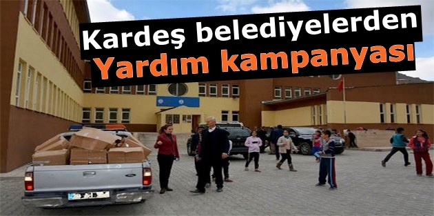 Kardeş belediyelerden yardım kampanyası