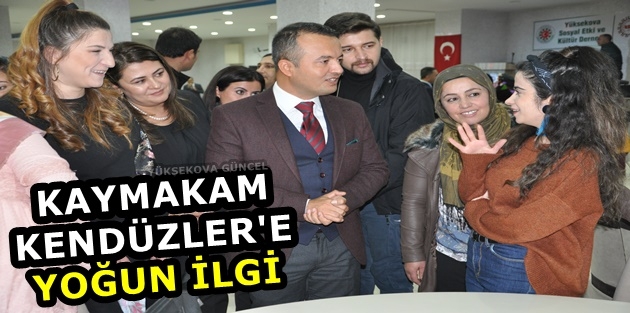 Kaymakam Kendüzler'e Yoğun İlgi