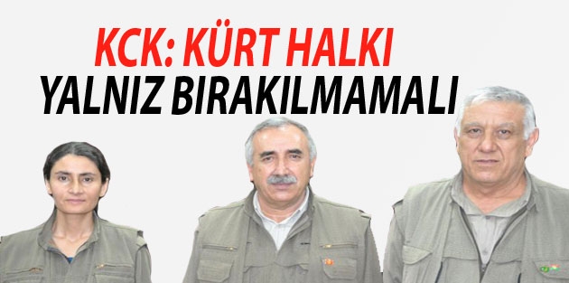 KCK: Kürt halkı yalnız bırakılmamalı