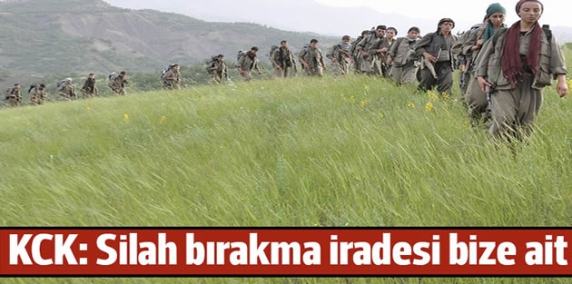 KCK: Silah bırakma iradesi bize ait