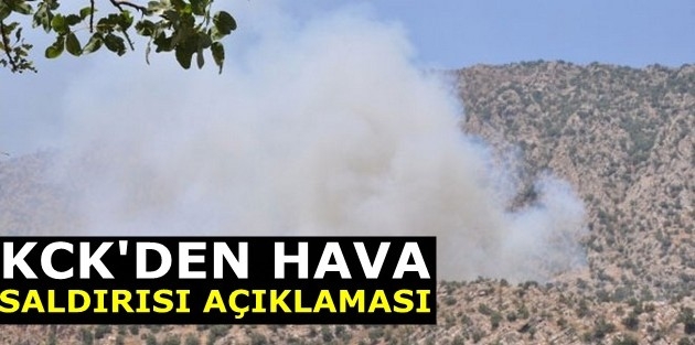 KCK’den hava saldırısı açıklaması