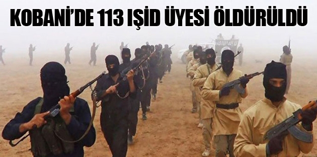 Kerkük ve Kobani’de 113 IŞİD üyesi öldürüldü