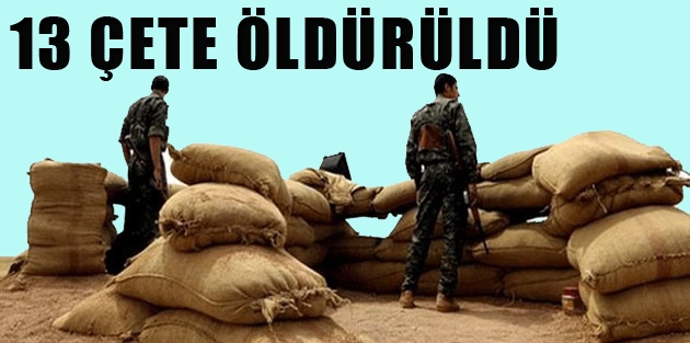 Kobanê de 13 çete öldürüldü