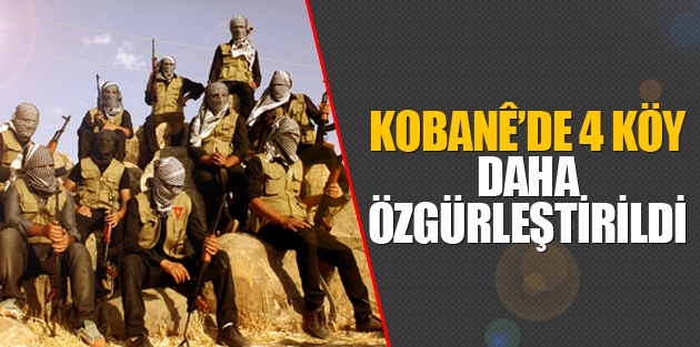 Kobanê’de 4 köy daha özgürleştirildi