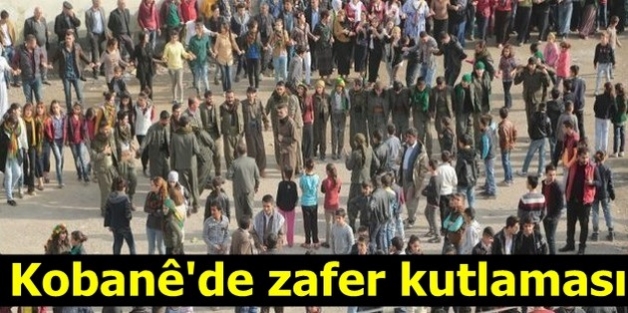 Kobanê'de zafer kutlaması