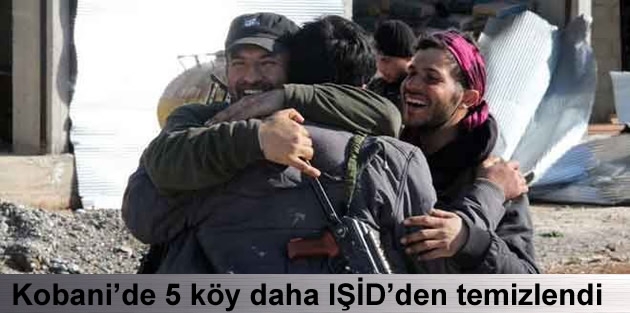 Kobani’de 5 köy daha IŞİD’den temizlendi