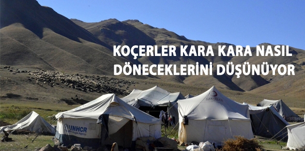 Koçerler kara kara nasıl döneceklerini düşünüyor