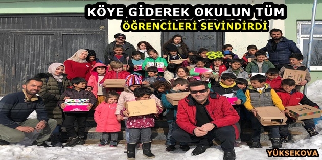 Köye Giderek Okulun Tüm Öğrencileri Sevindirdi