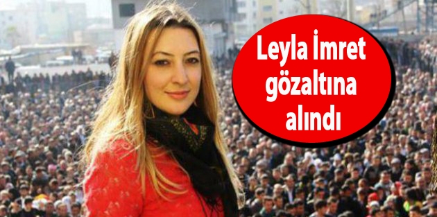 Leyla İmret gözaltına alındı