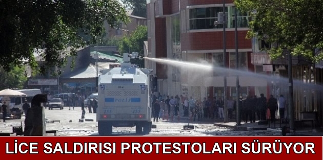 Lice saldırısı protestoları sürüyor