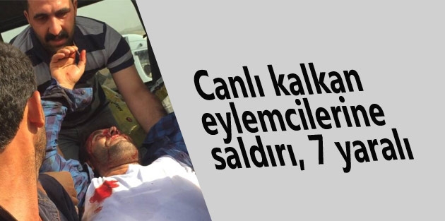 Lice’de canlı kalkan eylemcilerine saldırı, 7 yaralı