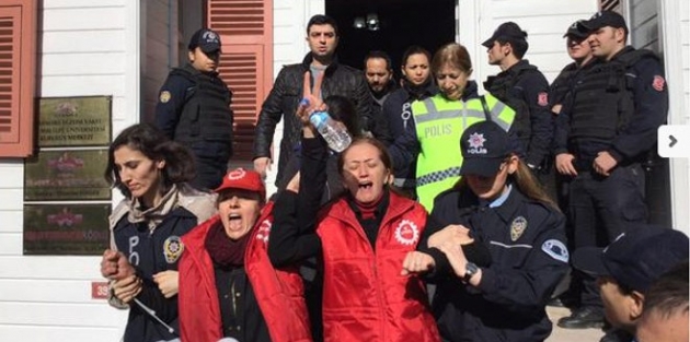 Maltepe Üniversitesi’ni işgal eden işçilere gözaltı