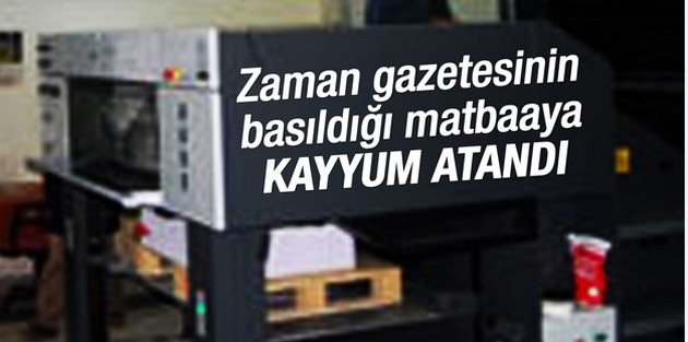 Matbaaya kayyum atandı