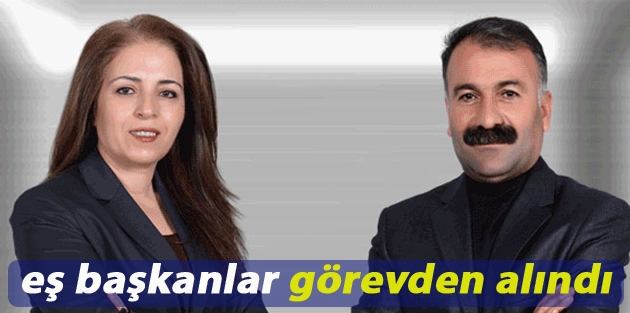 Mazıdağı belediye eş başkanları görevden alındı