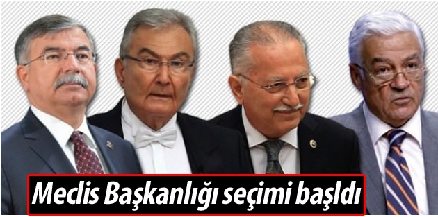 Meclis Başkanlığı seçimi başladı