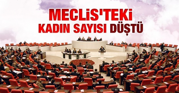 Meclis'teki kadın sayısı düştü