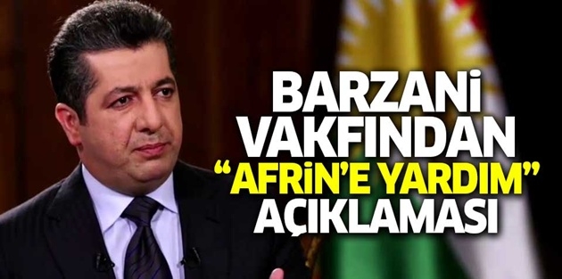 Mesrur Barzani: Afrin'e insani yardıma hazırız 