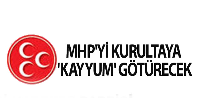 MHP'yi kurultaya 'kayyum' götürecek