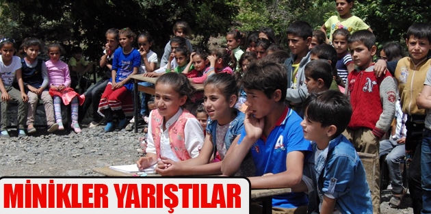 Minikler Yarıştılar 