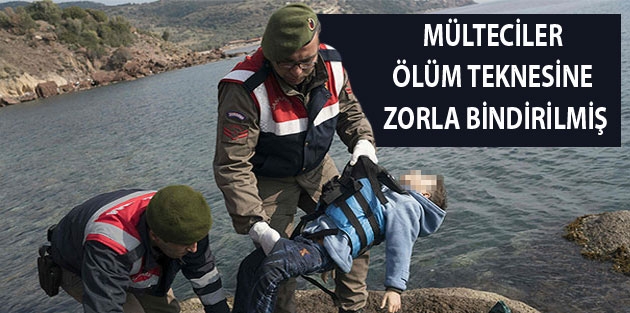 Mülteciler ölüm teknesine zorla bindirilmiş