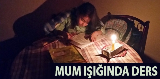 Mum ışığında ders