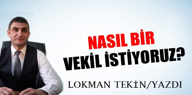 Nasıl bir vekil istiyoruz?