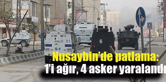 Nusaybin'de saldırı: 1'i ağır, 4 asker yaralandı