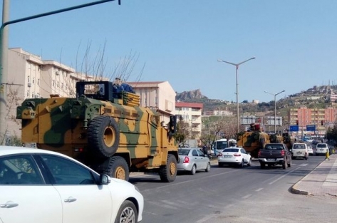 Nusaybin’e askeri sevkiyat