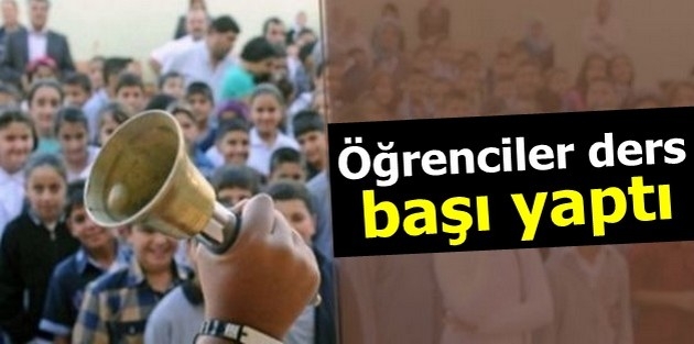 Öğrenciler ders başı yaptı