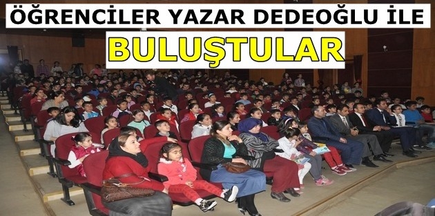 öğrenciler yazar Dedeoğlu ile buluştu