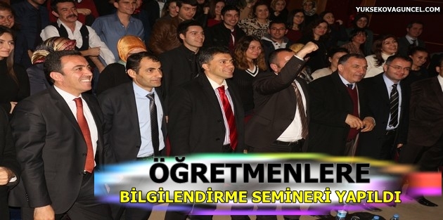 Öğretmen'lere Seminer Verildi