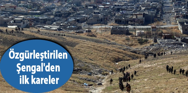 Özgürleştirilen Şengal'den ilk kareler