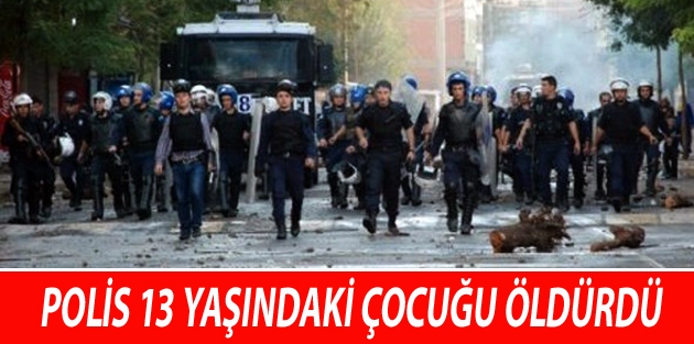 Polis Diyarbakır Bağlar'da 13 yaşındaki çocuğu öldürdü