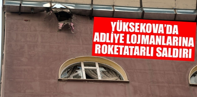 Polis konutuna roketle saldırı 