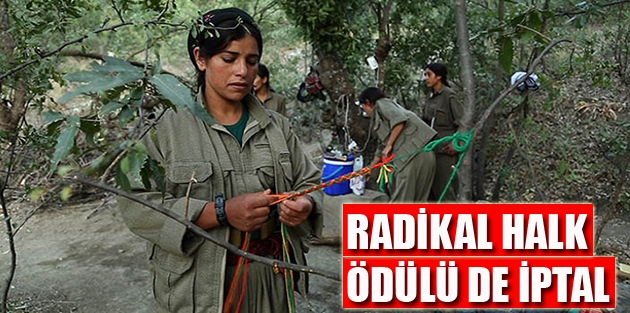 Radikal Halk Ödülü de iptal