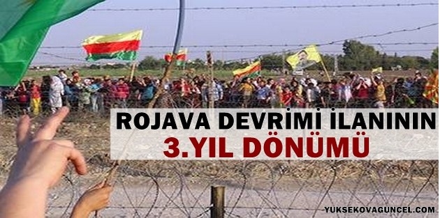 Rojava devrimi ilanının 3. yıl dönümü