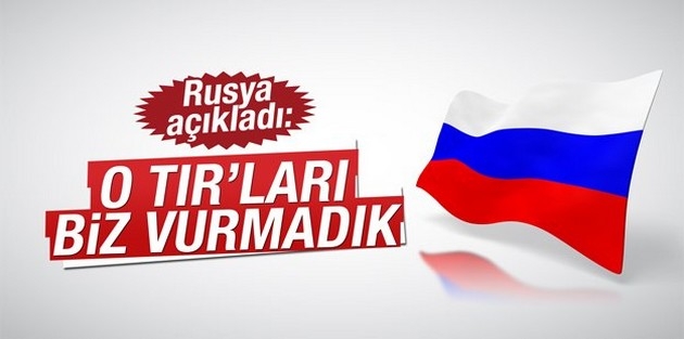 Rusya: İnsani yardım konvoyu vurmadık