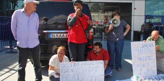 Saldırıya uğrayan işten atılan işçilerden CHP'ye tepki