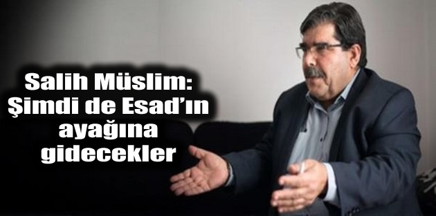 Salih Müslim: Şimdi de Esad’ın ayağına gidecekler